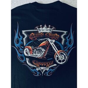 Vintage Y2K Orange County Choppers Size XL Biker Motorcycle New York OCC Tshirt